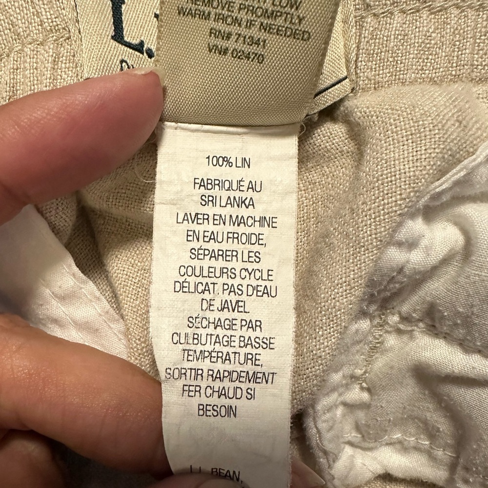 Women's Premium  100% Linen button up Pants - Picture 8 of 8